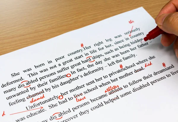 Proofreading and Editing