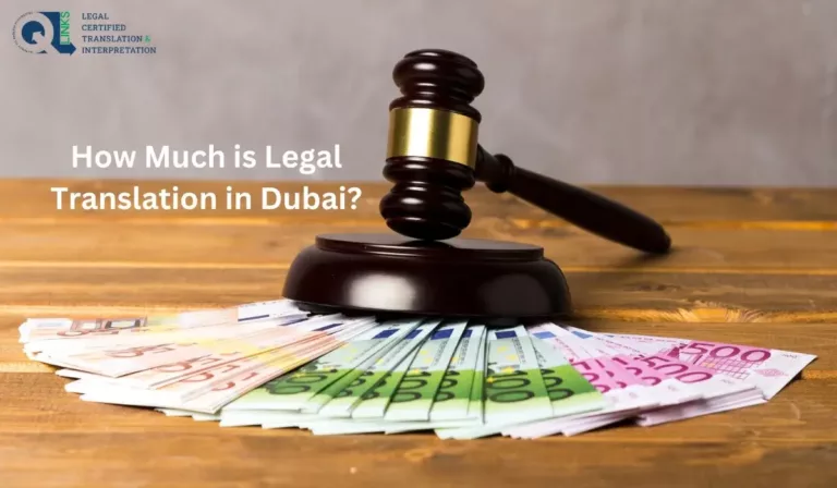 How Much is Legal Translation in Dubai