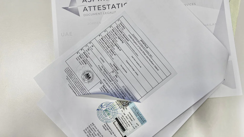 Attestation and Legalization in Dubai
