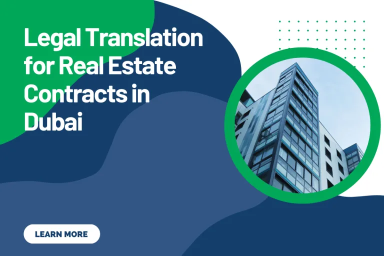 Legal Translation for Real Estate Contracts in Dubai