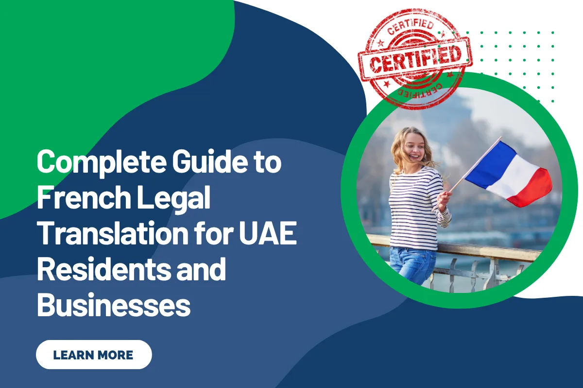 Complete Guide to French Legal Translation for UAE Residents and Businesses