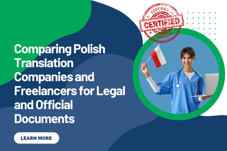 Comparing Polish Translation Companies and Freelancers for Legal and Official Documents
