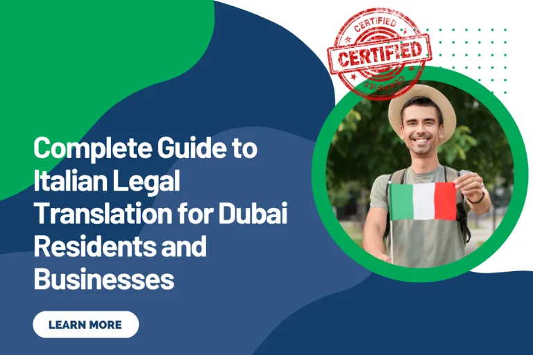 Complete Guide to Italian Legal Translation for Dubai Residents and Businesses