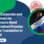 Why Corporate and Commercial Contracts Need Specialized Russian Legal Translation in Dubai