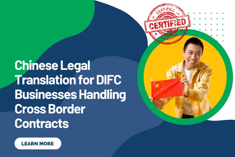Chinese Legal Translation for DIFC Businesses Handling Cross Border Contracts