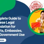 Complete Guide to Chinese Legal Translation for Courts, Embassies, and Government Use