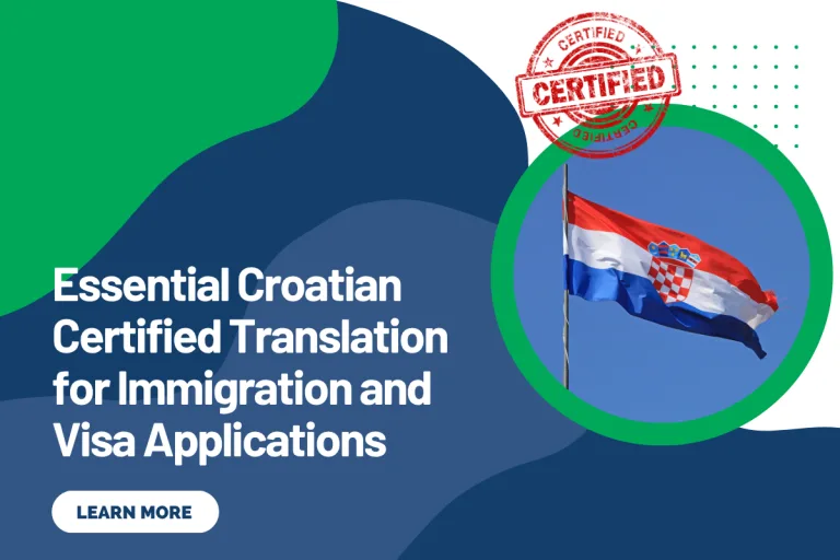 Essential Croatian Certified Translation for Immigration and Visa Applications