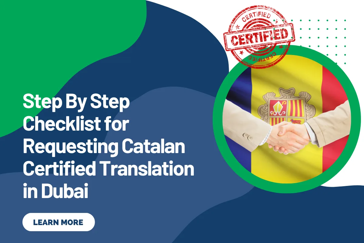 Step By Step Checklist for Requesting Catalan Certified Translation in Dubai